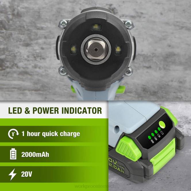 20-V-Akku-Schlagschrauber, 5-teiliges Zangenset, 16-teiliges Magnetschraubendreher-Set und 3-teiliges Rollgabelschlüssel-Set WORKPRO V02J319 hilfreich Werkzeug