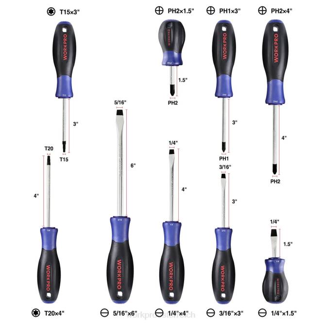 20-V-Akku-Schlagschrauber, 5-teiliges Zangenset, 16-teiliges Magnetschraubendreher-Set und 3-teiliges Rollgabelschlüssel-Set WORKPRO V02J319 hilfreich Werkzeug