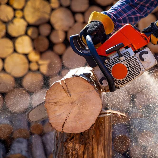 2er-Pack Kettensägenkette, 3/8\" Teilung, 56 Antriebsglieder, Holzsägekette für Kettensägenteile WORKPRO V02J204 nützlich Werkzeug