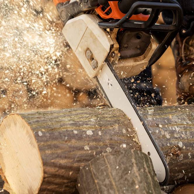 2er-Pack Kettensägenkette, 3/8\" Teilung, 56 Antriebsglieder, Holzsägekette für Kettensägenteile WORKPRO V02J204 nützlich Werkzeug
