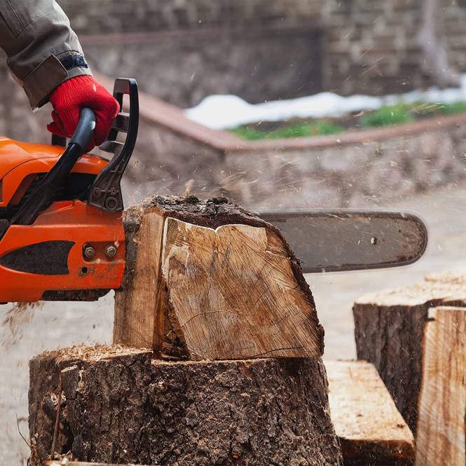 2er-Pack Kettensägenkette, 3/8\" Teilung, 56 Antriebsglieder, Holzsägekette für Kettensägenteile WORKPRO V02J204 nützlich Werkzeug