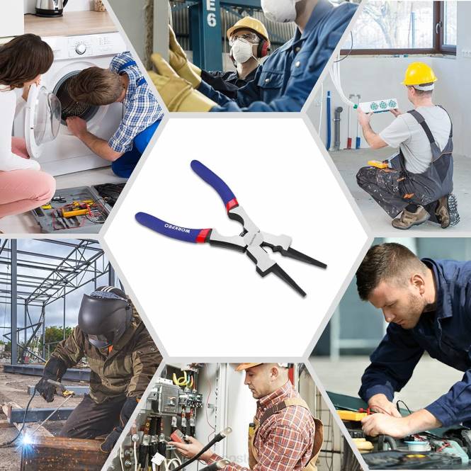 Schweißzange, multifunktionale Cr-V-Stahl-Schweißzange WORKPRO V02J74 neu Werkzeug