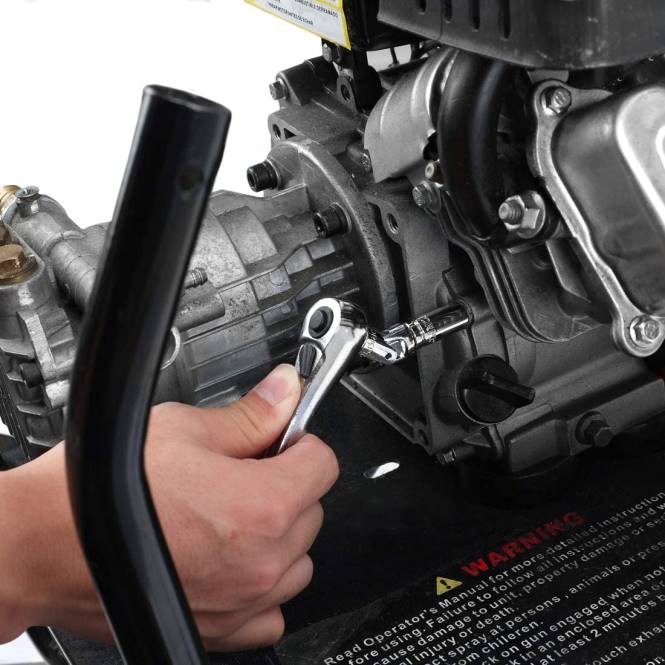 Steckschlüsselsatz, 70-teiliger Steckschlüsselsatz mit Schnellspannratsche, metrisch und SAE WORKPRO V02J308 morden Werkzeug