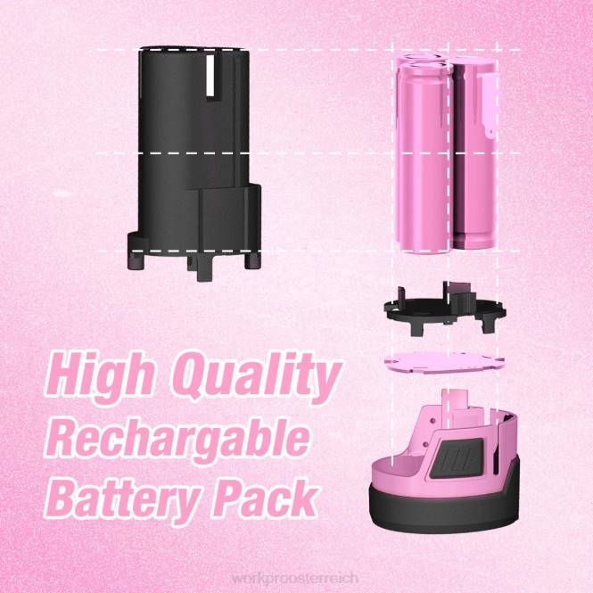 12-V-Lithium-Ionen-Ersatzakku für 12-V-Akku-Bohrschrauber WORKPRO V02J223 Rosa Werkzeug