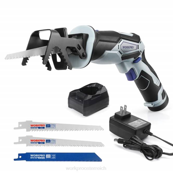 12V Akku-Säbelsäge mit Klemmbacke WORKPRO V02J185 nützlich Werkzeug