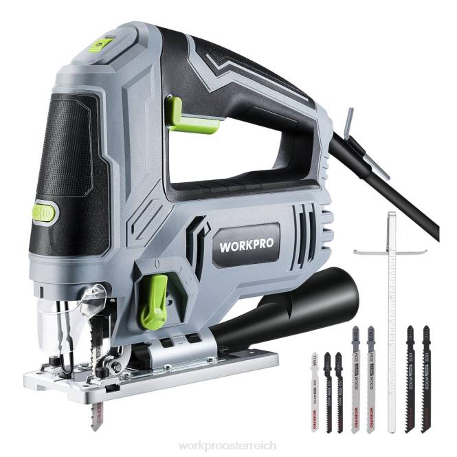 Stichsäge, 6,5 A, 850 W, kabelgebundenes Elektro-Stichsägen-Werkzeugset WORKPRO V02J241 morden Werkzeug