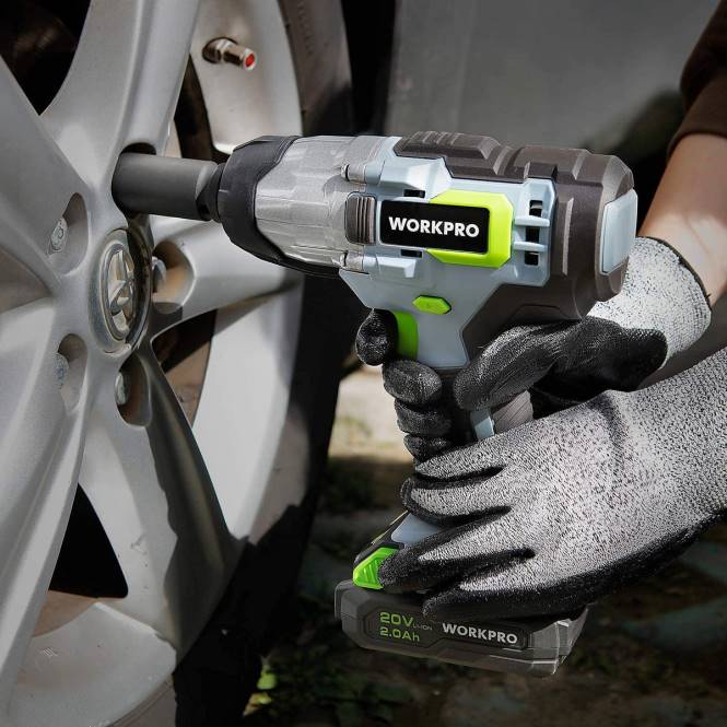 20-V-Akku-Schlagschrauber mit Schnelllade-Gürtelclip zum einfachen Tragen WORKPRO V02J187 morden Werkzeug