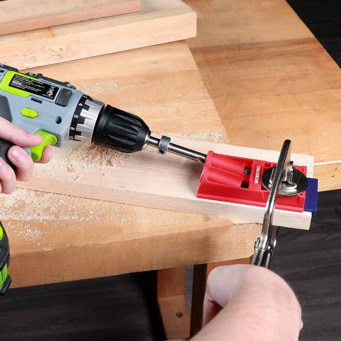 Kunststoffdübel, grobe Vierkantschrauben, Taschenloch-Vorrichtungssatz WORKPRO V02J201 morden Werkzeug