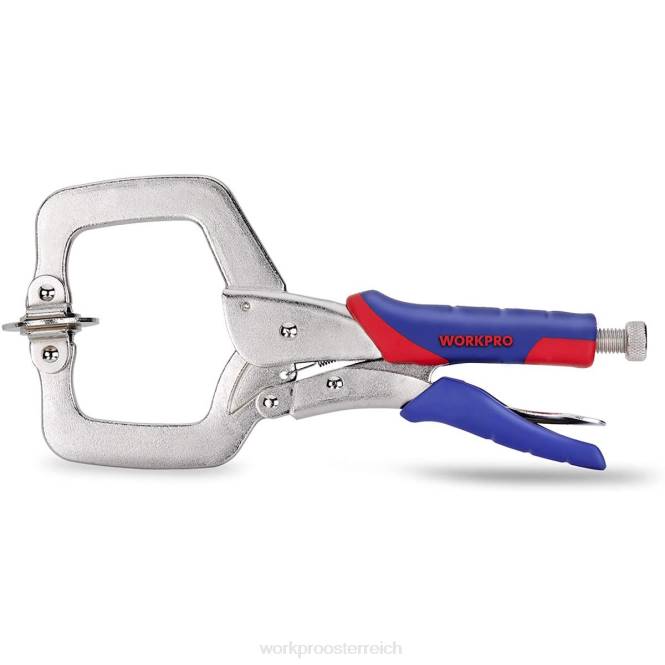 Stirnklemme, Metall-Taschenlochklemme für Holzbearbeitung und Schablonen-Taschenloch WORKPRO V02J116 morden Werkzeug