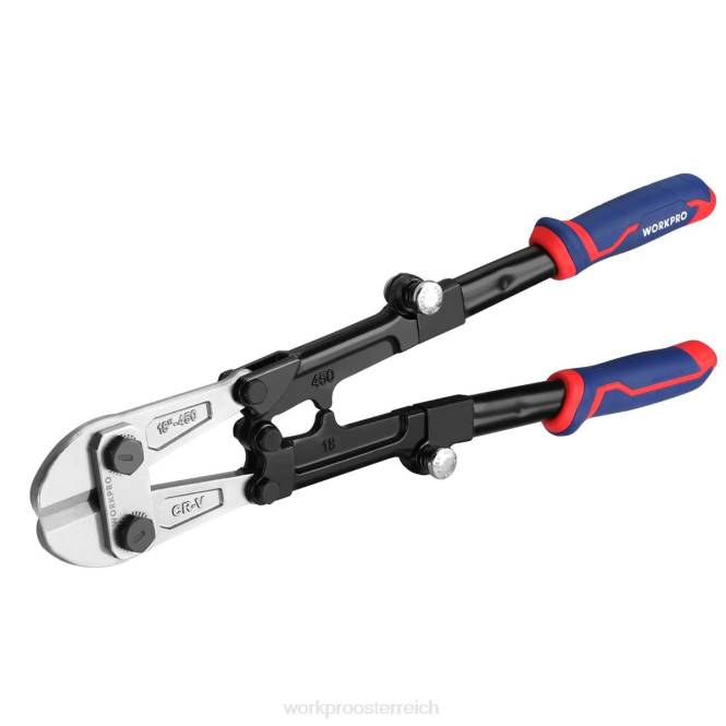 14/18 Zoll Bolzenschneider, Tri-Material-Griff mit Komfortgriff WORKPRO V02J156 neu Werkzeug