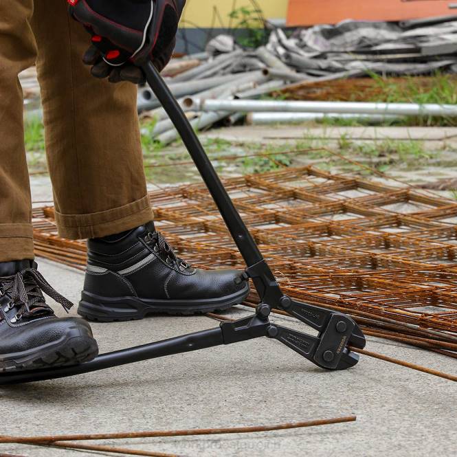 Bolzenschneider, 24 Zoll, Klinge aus Chrom-Vanadium-Stahl zum Schneiden von Vorhängeschlössern WORKPRO V02J160 nützlich Werkzeug