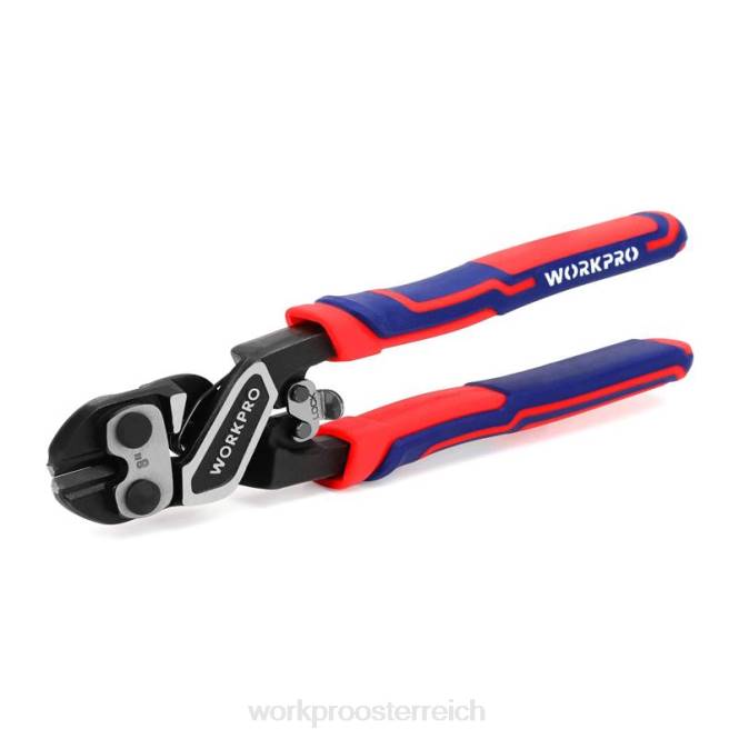 Mini-Bolzenschneider mit Sicherheitsverriegelung und effizienterer Hebelwirkung WORKPRO V02J154 morden Werkzeug
