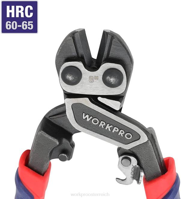 Mini-Bolzenschneider mit Sicherheitsverriegelung und effizienterer Hebelwirkung WORKPRO V02J154 morden Werkzeug