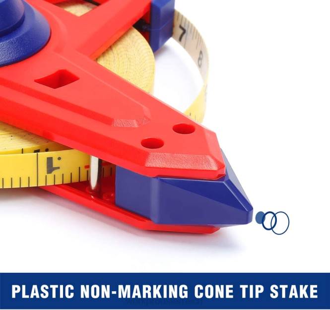 Maßband mit offener Rolle und doppelter Nylon-beschichteter Glasfaserklinge, 100 Fuß WORKPRO V02J109 neu Werkzeug