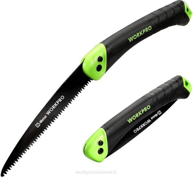 Klappsäge, kompakte Hand-Astsäge mit 7-Zoll-Sägeblatt-Druckknopfverriegelung WORKPRO V02J270 hilfreich Werkzeug