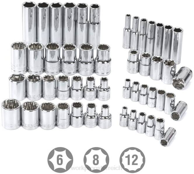 450-teiliges universelles professionelles Mechaniker-Werkzeugset mit robustem Koffer WORKPRO V02J306 nützlich Werkzeug