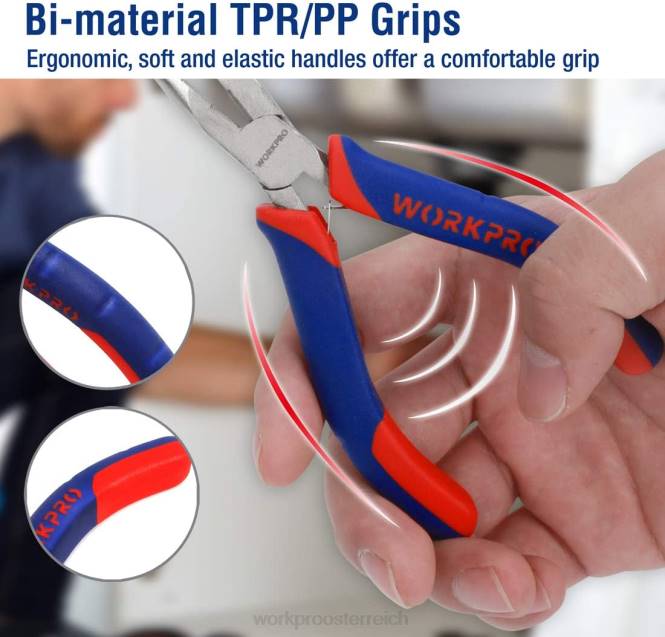 6-teiliges Mini-Zangenset mit Tasche WORKPRO V02J64 nützlich Werkzeug