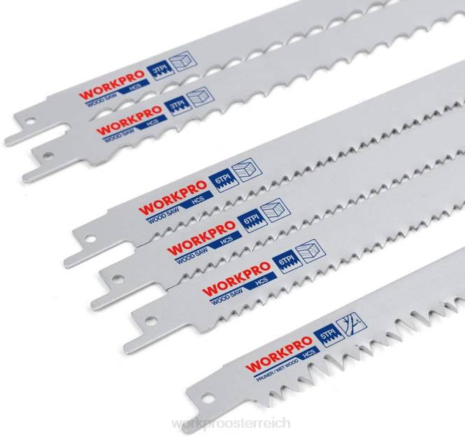 32-teiliges Säbelsägeblatt-Set mit Organizer-Tasche WORKPRO V02J138 nützlich Werkzeug