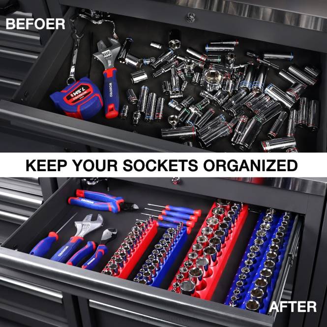 Magnetischer Behälter-Organizer, 4er-Set WORKPRO V02J134 morden Werkzeug