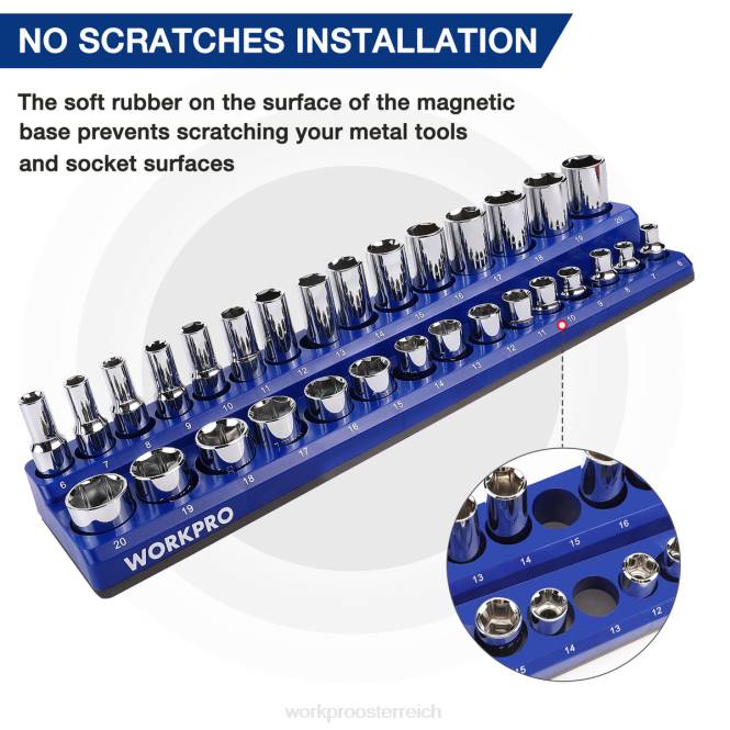 Magnetischer Behälter-Organizer, 6er-Set WORKPRO V02J126 morden Werkzeug