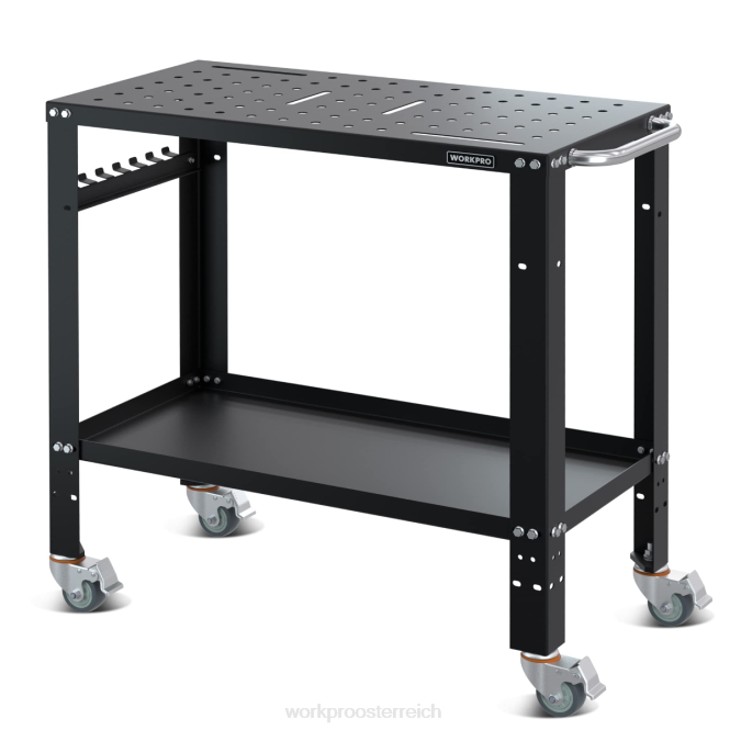 Tragbarer Schweißtisch, 1200 lbs Tragkraft, Nitriertischplatte WORKPRO V02J13 neu Lagerung