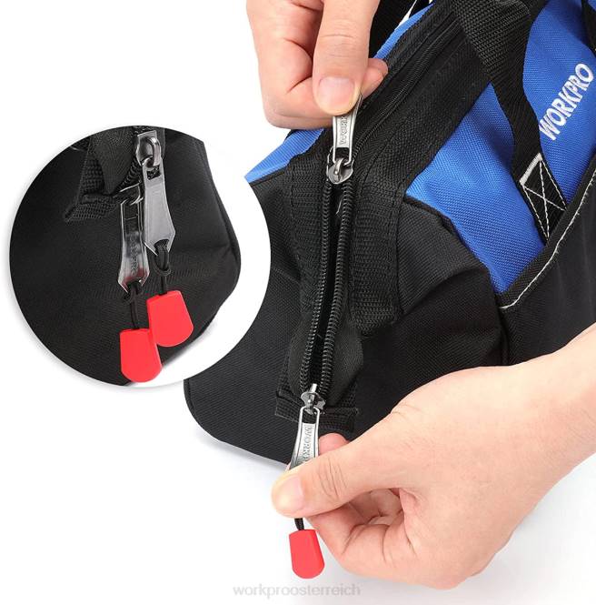 13-Zoll-Werkzeugtasche mit breiter Öffnung WORKPRO V02J28 nützlich Lagerung