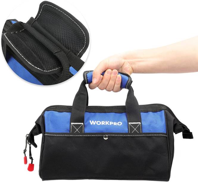 13-Zoll-Werkzeugtasche mit breiter Öffnung WORKPRO V02J28 nützlich Lagerung