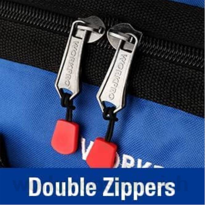 14-Zoll-Werkzeugtasche, Werkzeug-Organizer mit mehreren Taschen und verstellbarem Schultergurt WORKPRO V02J31 nützlich Lagerung