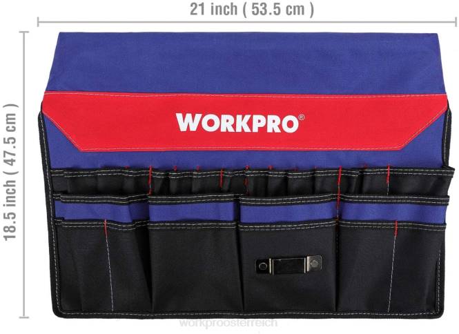 Eimer-Werkzeug-Organizer mit 51 Taschen (Werkzeuge ausgenommen) WORKPRO V02J20 hilfreich Lagerung