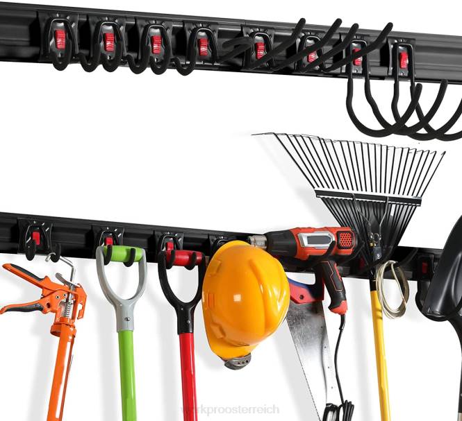 Garagen-Werkzeug-Organizer, Wandmontage, Garten-Werkzeug-Organizer, Aufbewahrungsregal, robuste Werkzeugaufhänger, 162 cm WORKPRO V02J21 hilfreich Lagerung